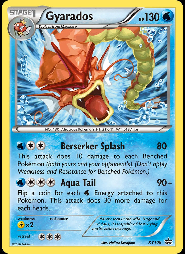 # XY109 Gyarados - XY XY Black Star Promos - Promo Pokemon TCG Card