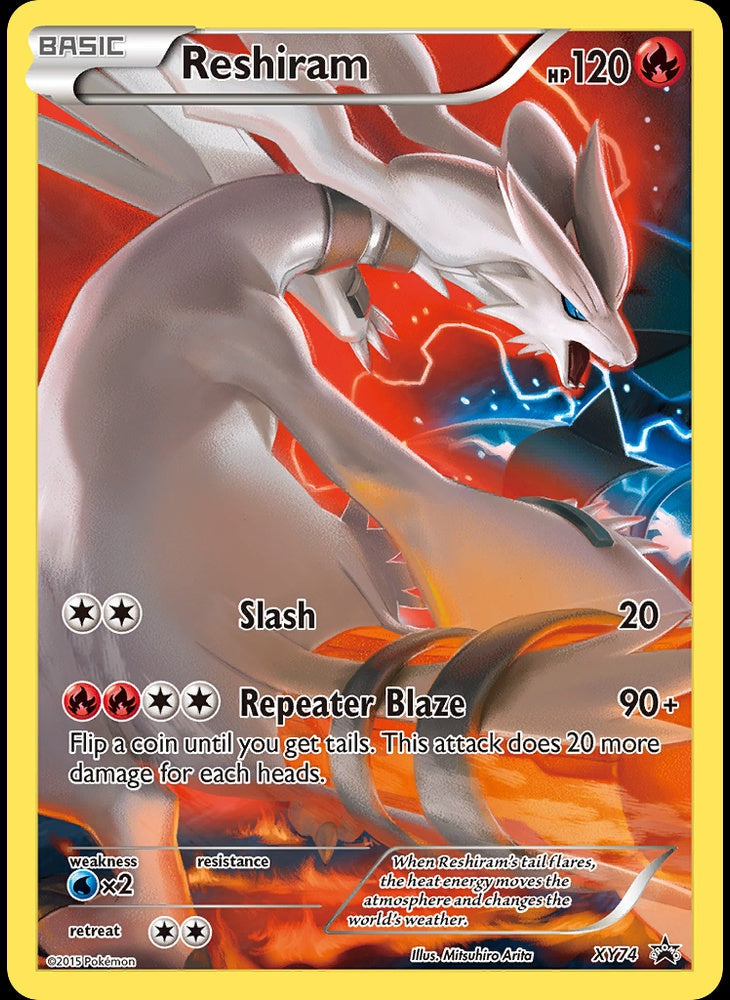 # XY74 Reshiram - XY XY Black Star Promos - Promo Pokemon TCG Card