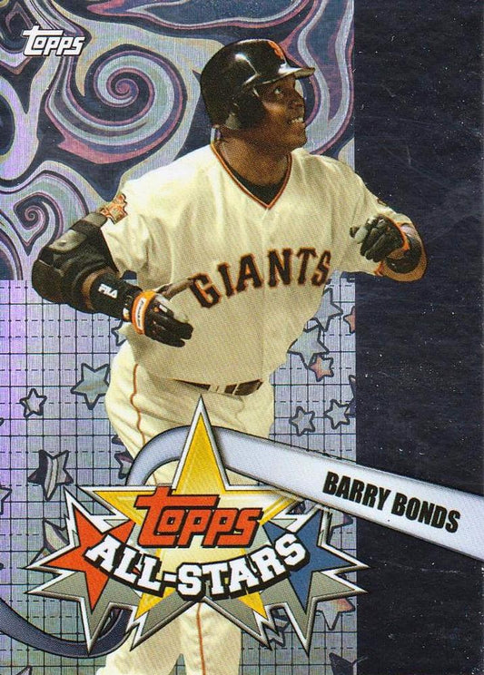 2005 Topps - All-Stars #TAS10 Barry Bonds Insert Baseball Card