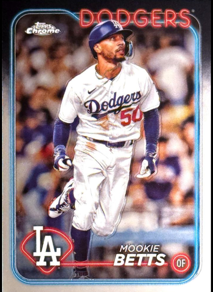 2024 Topps Chrome Mookie Betts #296 Baseball Card