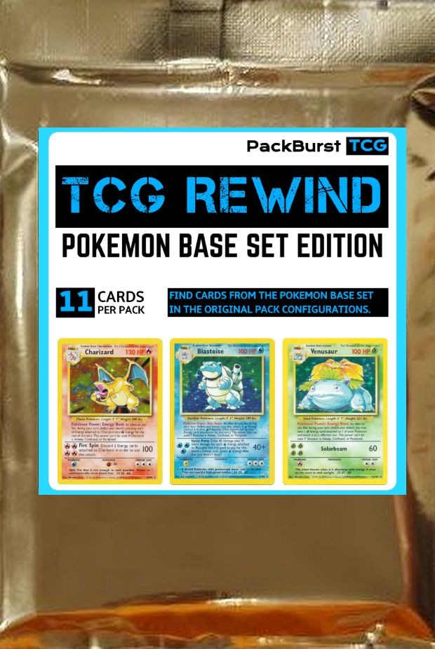 TCG Rewind - Pokemon Base Set Edition Booster Pack