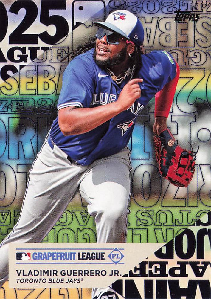 Vladimir Guerrero Jr. 2025 Topps #TG-7 Training Grounds Insert Baseball Card