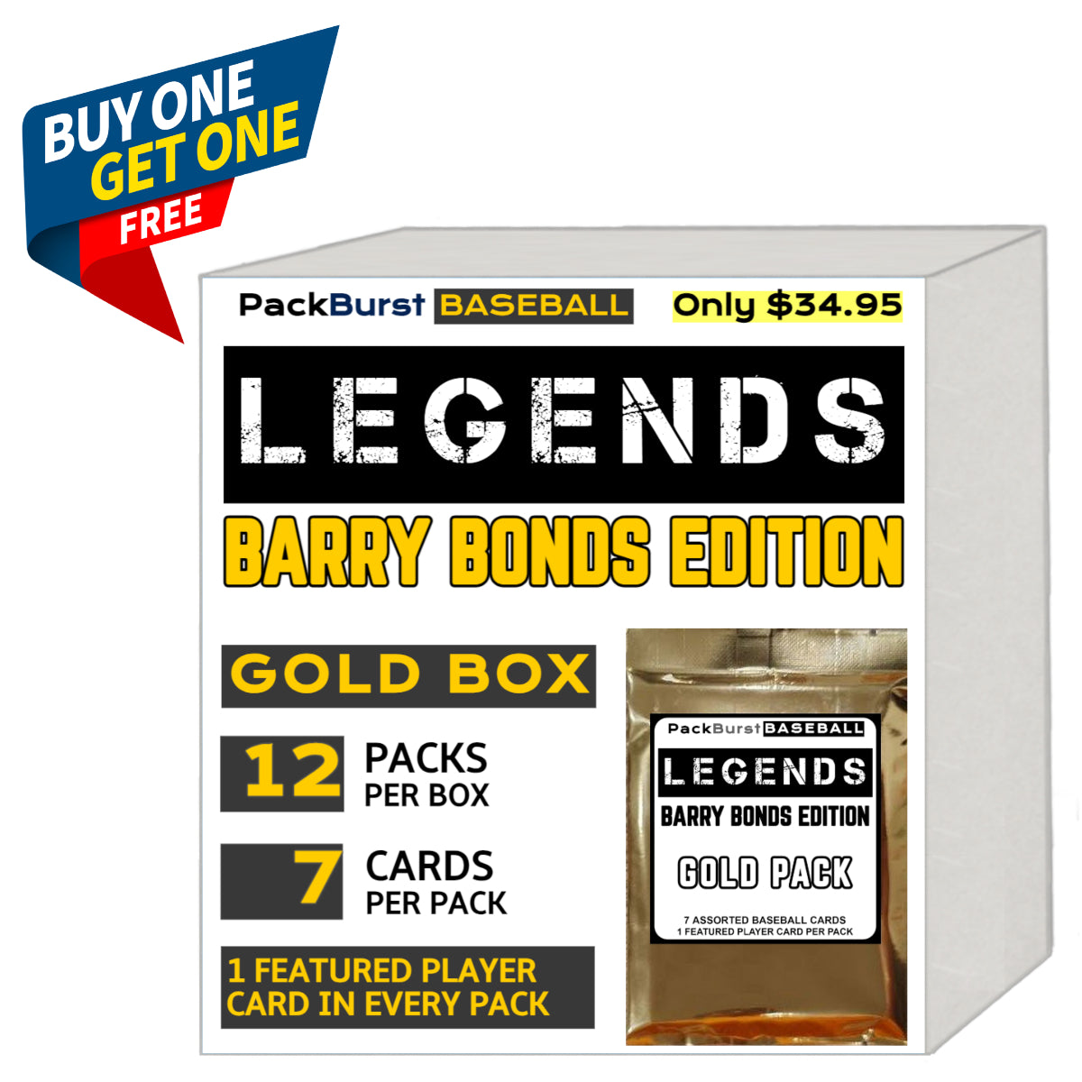 Baseball Legends - Barry Bonds Edition - Gold Box