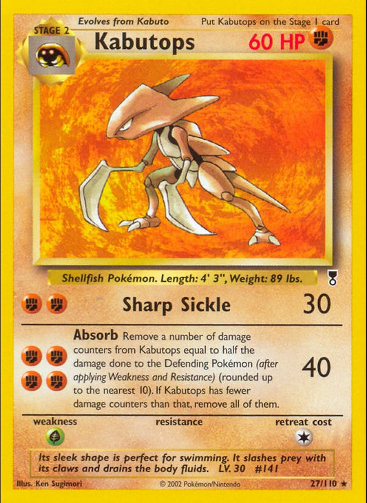 # 27/110 Kabutops - Other Legendary Collection - Rare Pokemon TCG Card