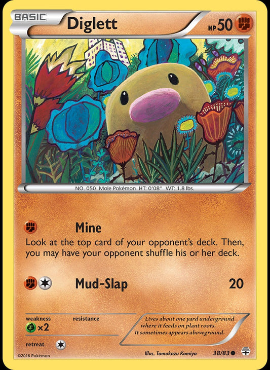 # 38/83 Diglett - XY Generations - Pokemon TCG Card