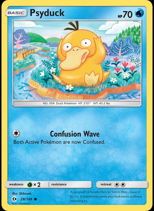 # 28/149 Psyduck - Sun & Moon Sun & Moon - Common Pokemon TCG Card
