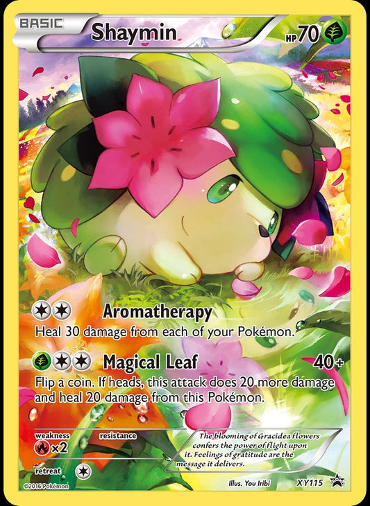 # XY115 Shaymin - XY XY Black Star Promos - Promo Pokemon TCG Card