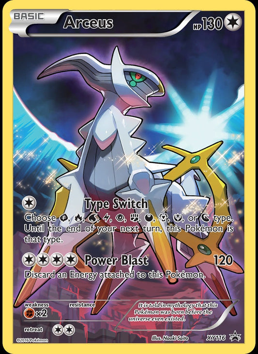 # XY116 Arceus - XY XY Black Star Promos - Promo Pokemon TCG Card