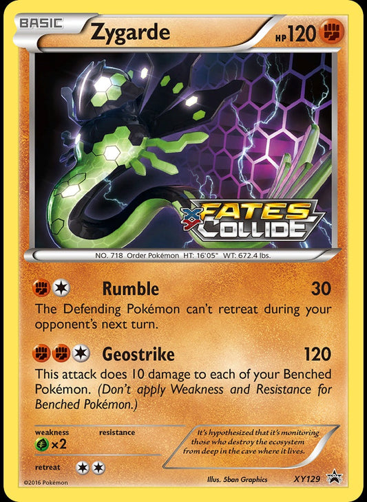 # XY129 Zygarde - XY XY Black Star Promos - Promo Pokemon TCG Card