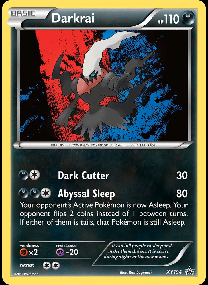 # XY194 Darkrai - XY XY Black Star Promos - Promo Pokemon TCG Card