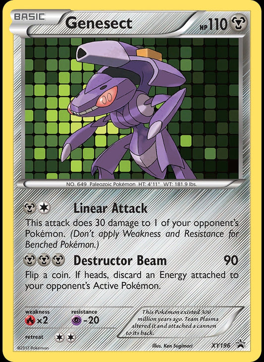 # XY196 Genesect - XY XY Black Star Promos - Promo Pokemon TCG Card