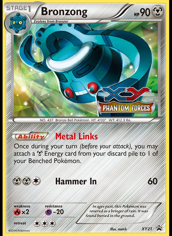 # XY21 Bronzong - XY XY Black Star Promos - Promo Pokemon TCG Card