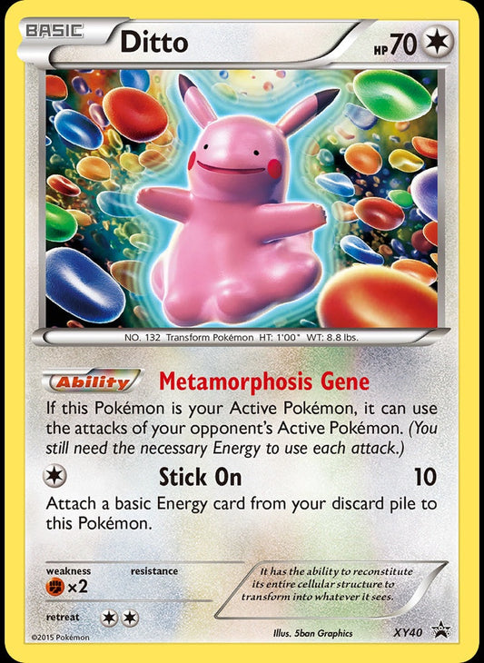 # XY40 Ditto - XY XY Black Star Promos - Promo Pokemon TCG Card