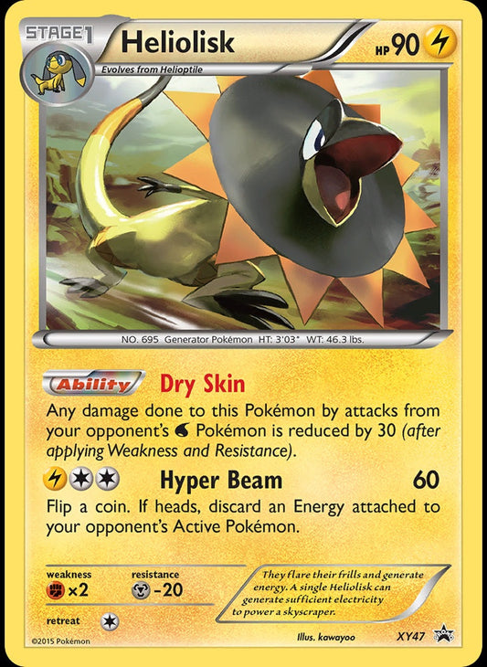 # XY47 Heliolisk - XY XY Black Star Promos - Promo Pokemon TCG Card
