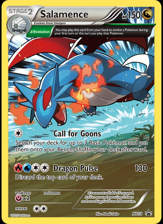 # XY59 Salamence - XY XY Black Star Promos - Promo Pokemon TCG Card