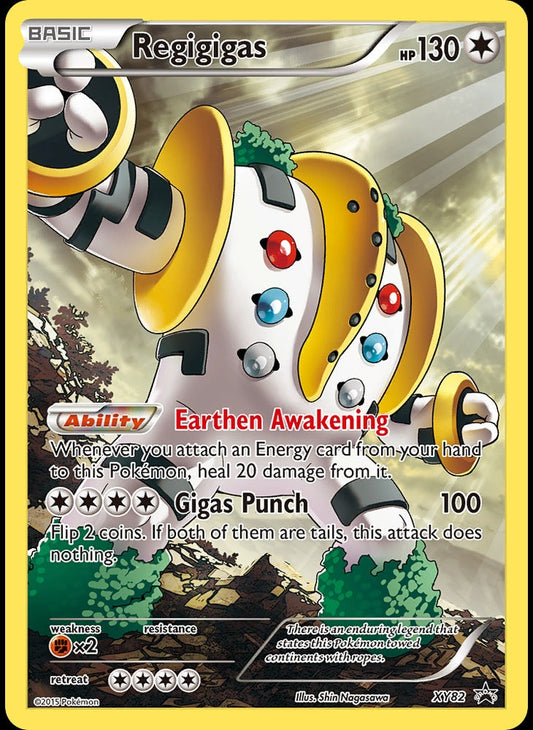 # XY82 Regigigas - XY XY Black Star Promos - Promo Pokemon TCG Card