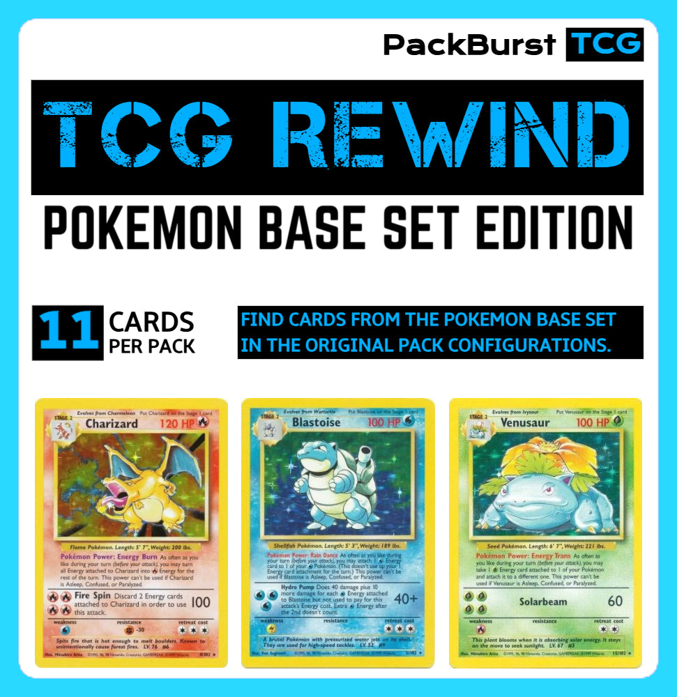 TCG Rewind - Pokemon Base Set Edition Booster Pack